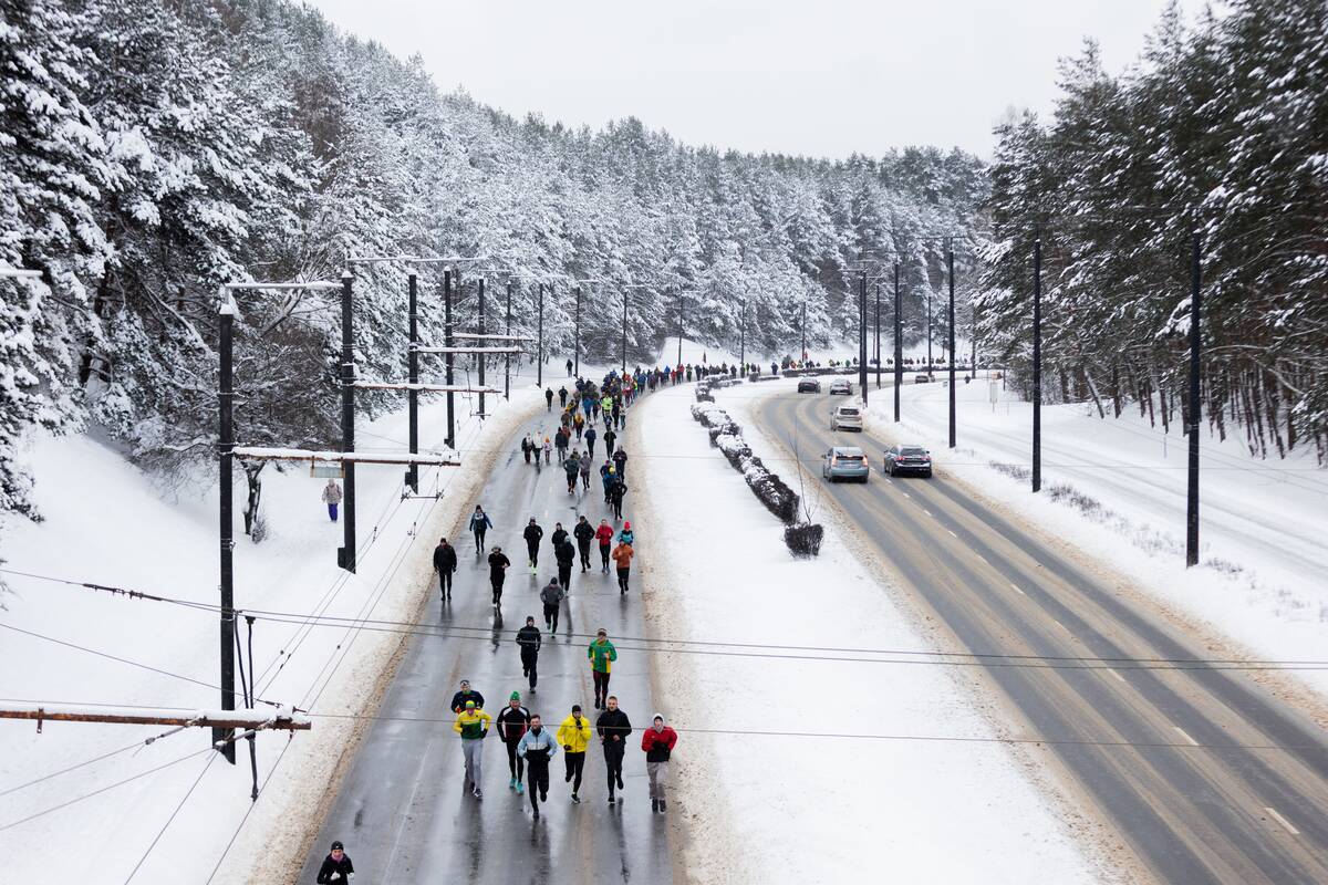 Vilniuje – bėgimas „Gyvybės ir mirties keliu“ 