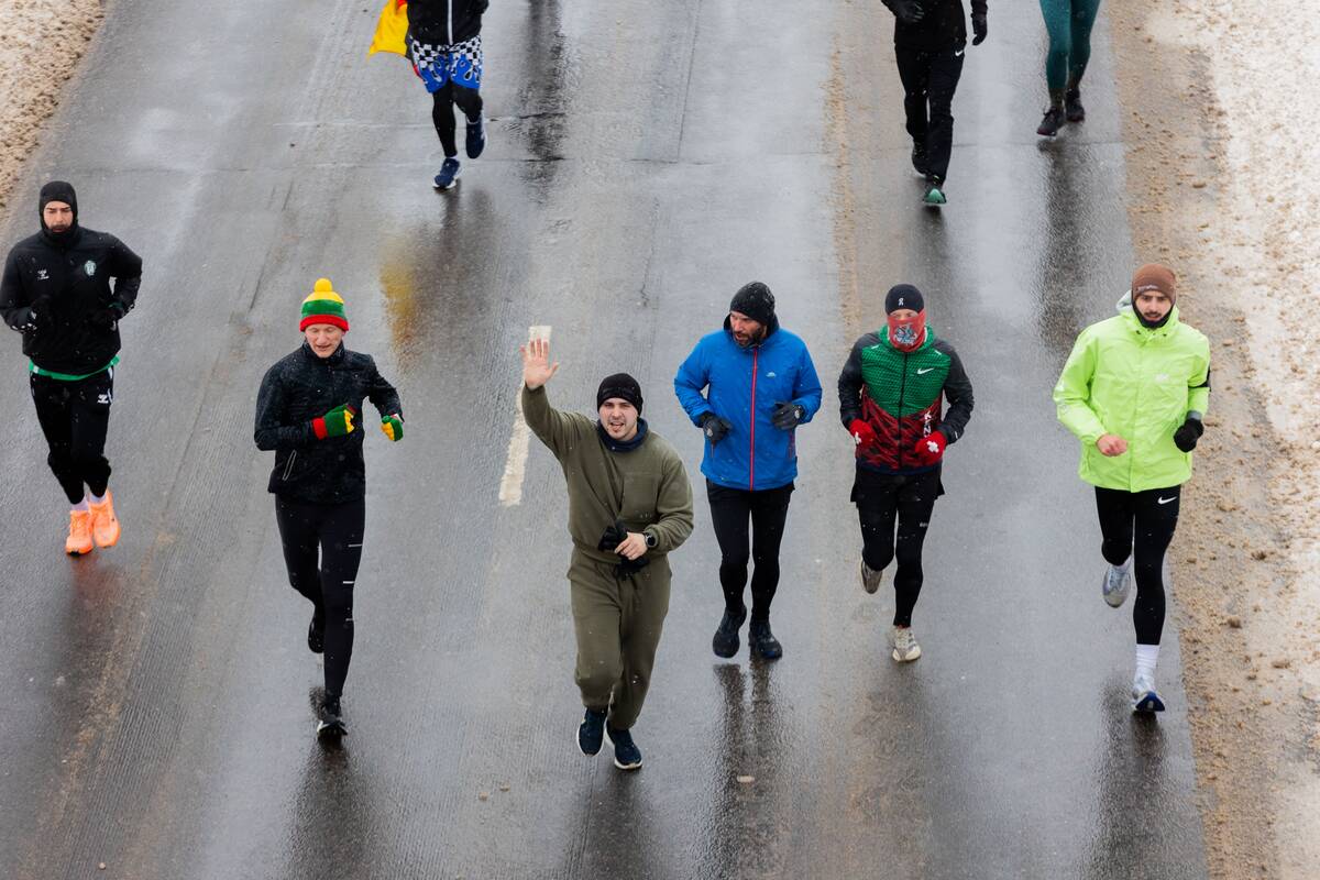 Vilniuje – bėgimas „Gyvybės ir mirties keliu“ 