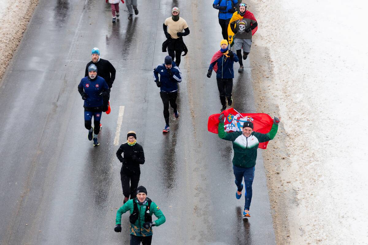 Vilniuje – bėgimas „Gyvybės ir mirties keliu“ 
