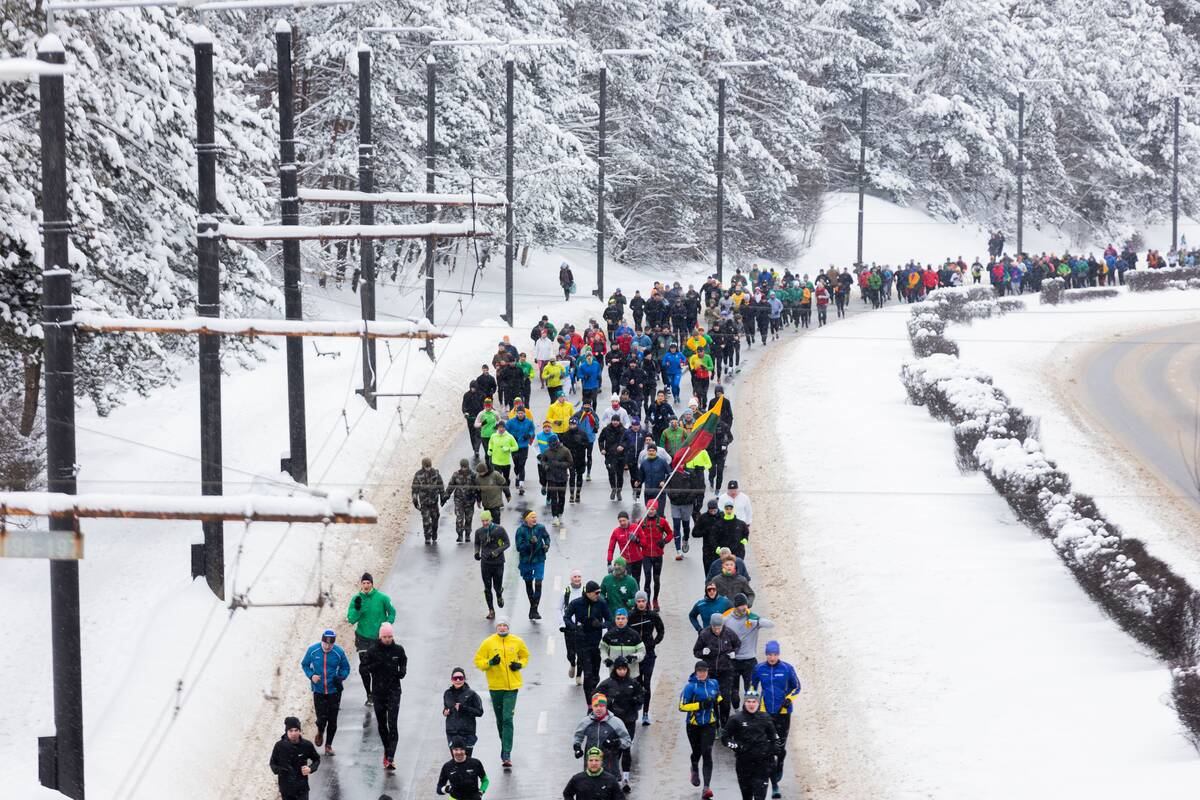 Vilniuje – bėgimas „Gyvybės ir mirties keliu“ 