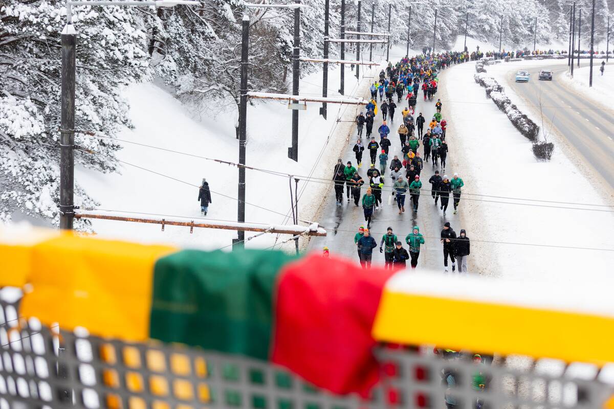 Vilniuje – bėgimas „Gyvybės ir mirties keliu“ 