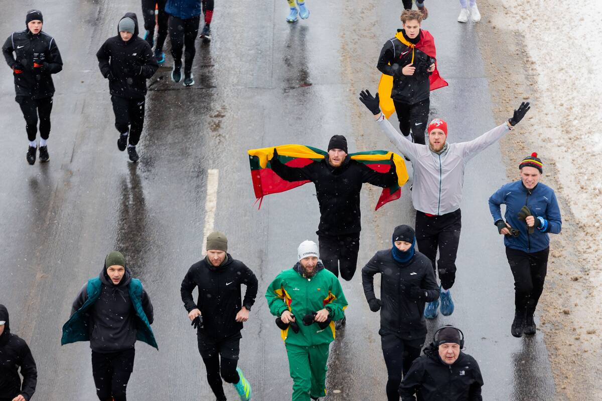 Vilniuje – bėgimas „Gyvybės ir mirties keliu“ 