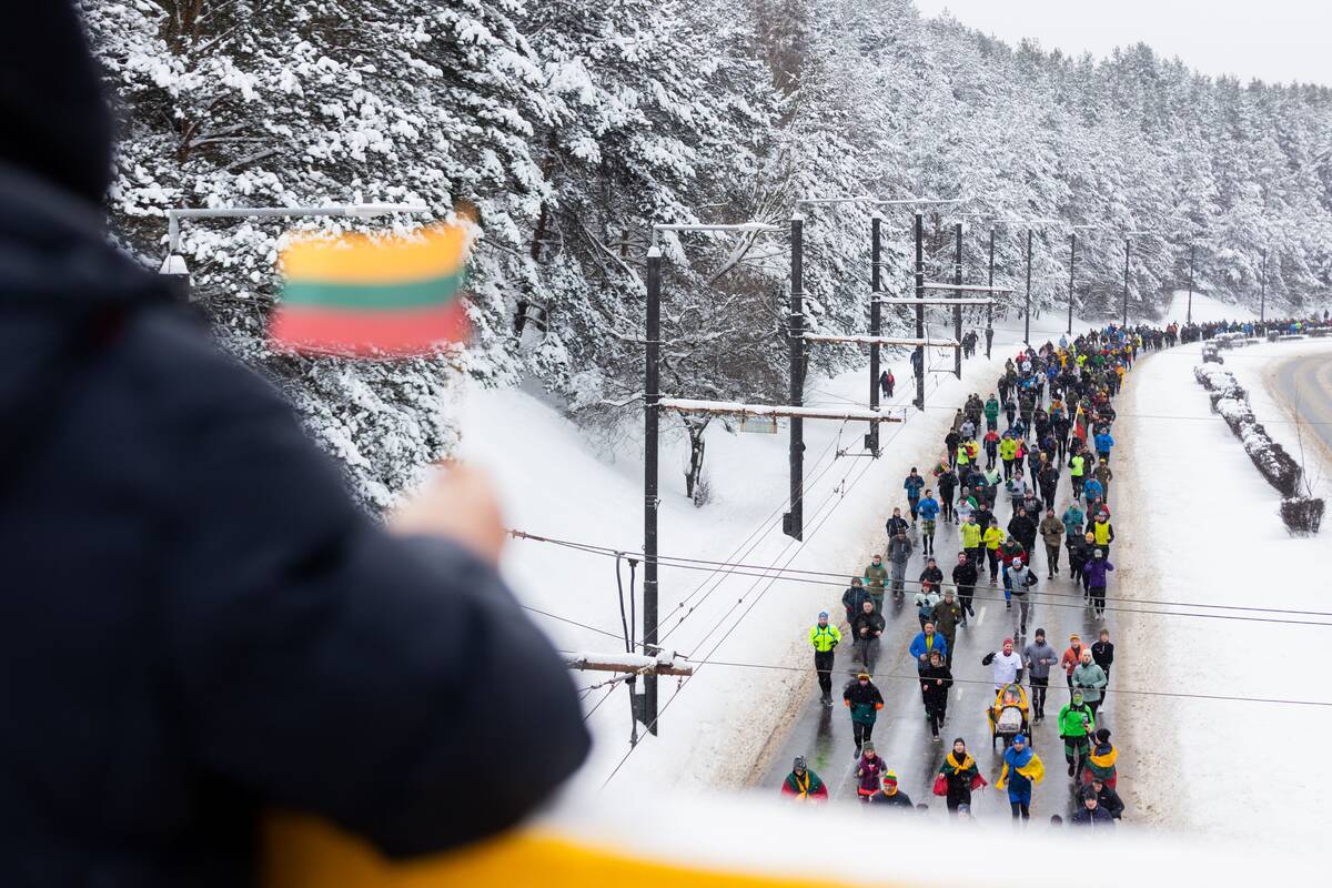 Vilniuje – bėgimas „Gyvybės ir mirties keliu“ 