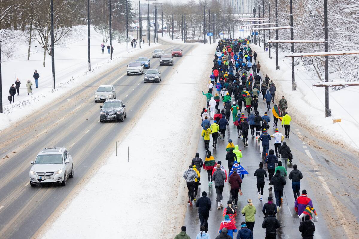 Vilniuje – bėgimas „Gyvybės ir mirties keliu“ 
