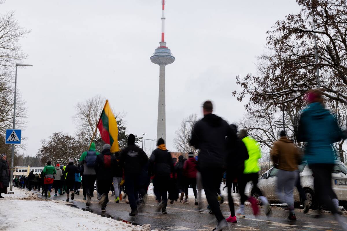 Vilniuje – bėgimas „Gyvybės ir mirties keliu“ 