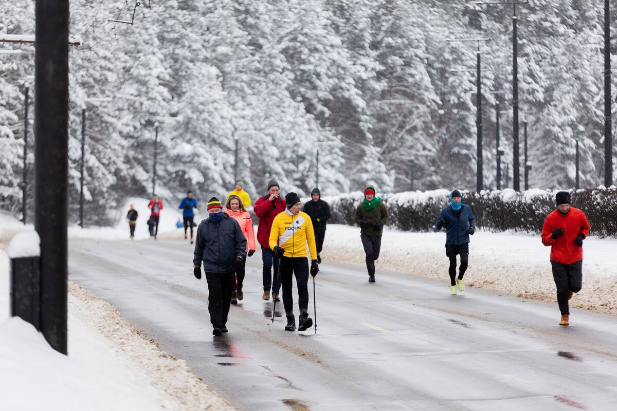 Vilniuje – bėgimas „Gyvybės ir mirties keliu“ 