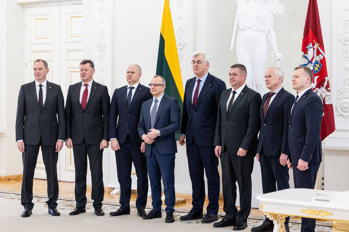 Generalinės prokurorės Nidos Grunskienės priesaika Prezidentūroje