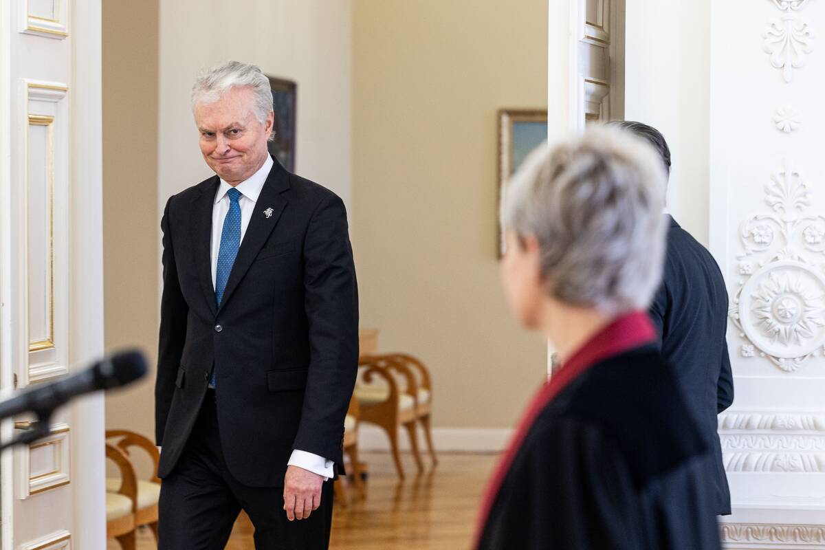 Generalinės prokurorės Nidos Grunskienės priesaika Prezidentūroje