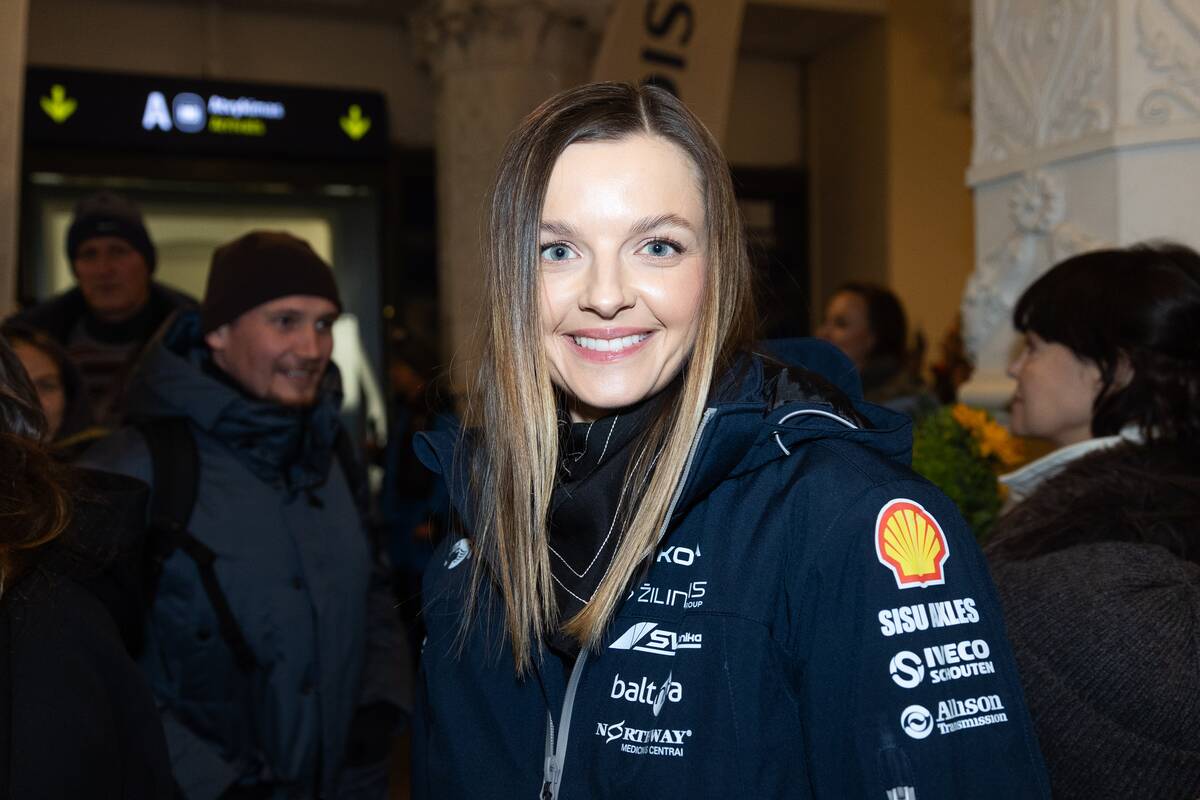 Dakaro ralio čempionų pasitikimas Vilniaus oro uoste