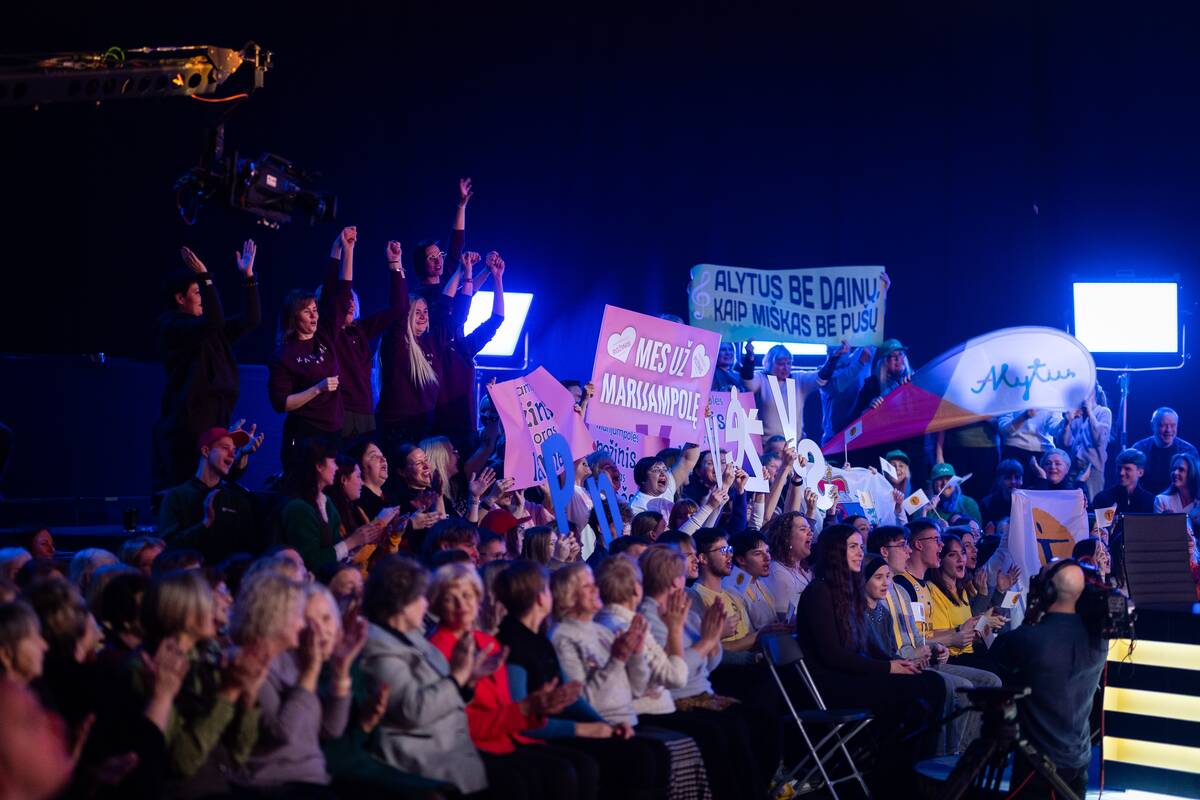 „Didžiojo chorų mūšio“ filmavimas
