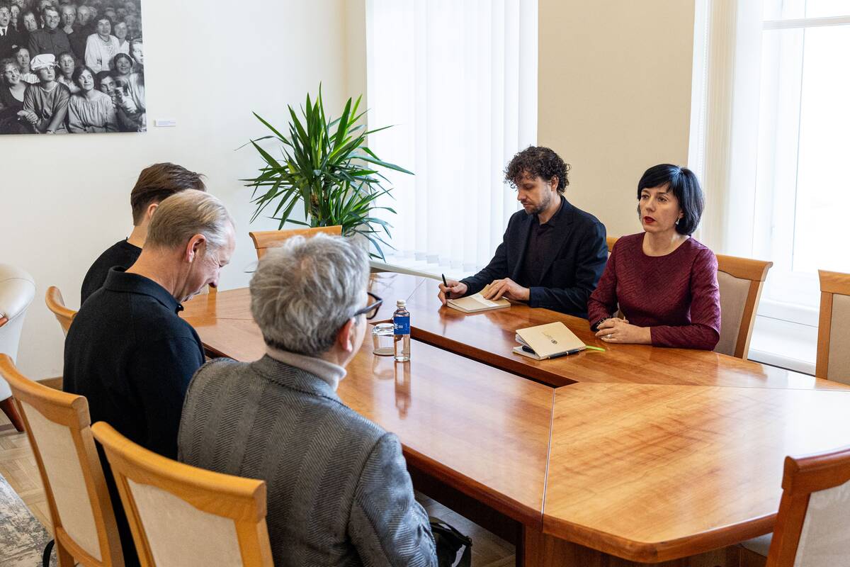 Kultūros ministrė susitiko dėl Venecijos bienalės