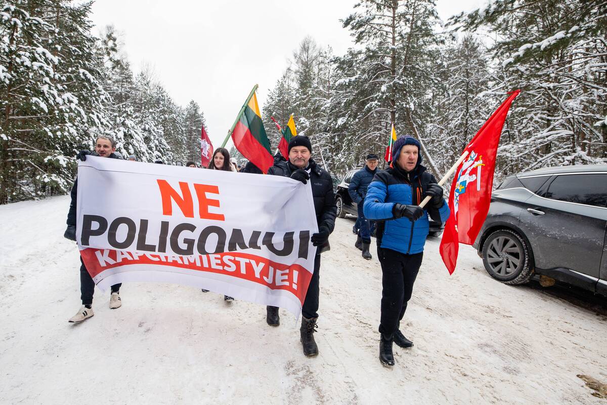 Dėl poligono – aistros: nepasitenkinimas girdėti ir kitoje sienos pusėje