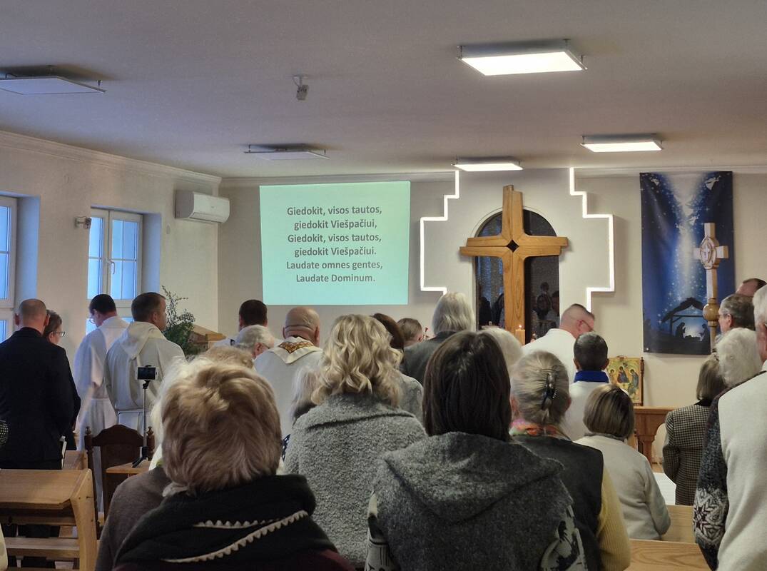 Pamaldos – už krikščionių vienybę