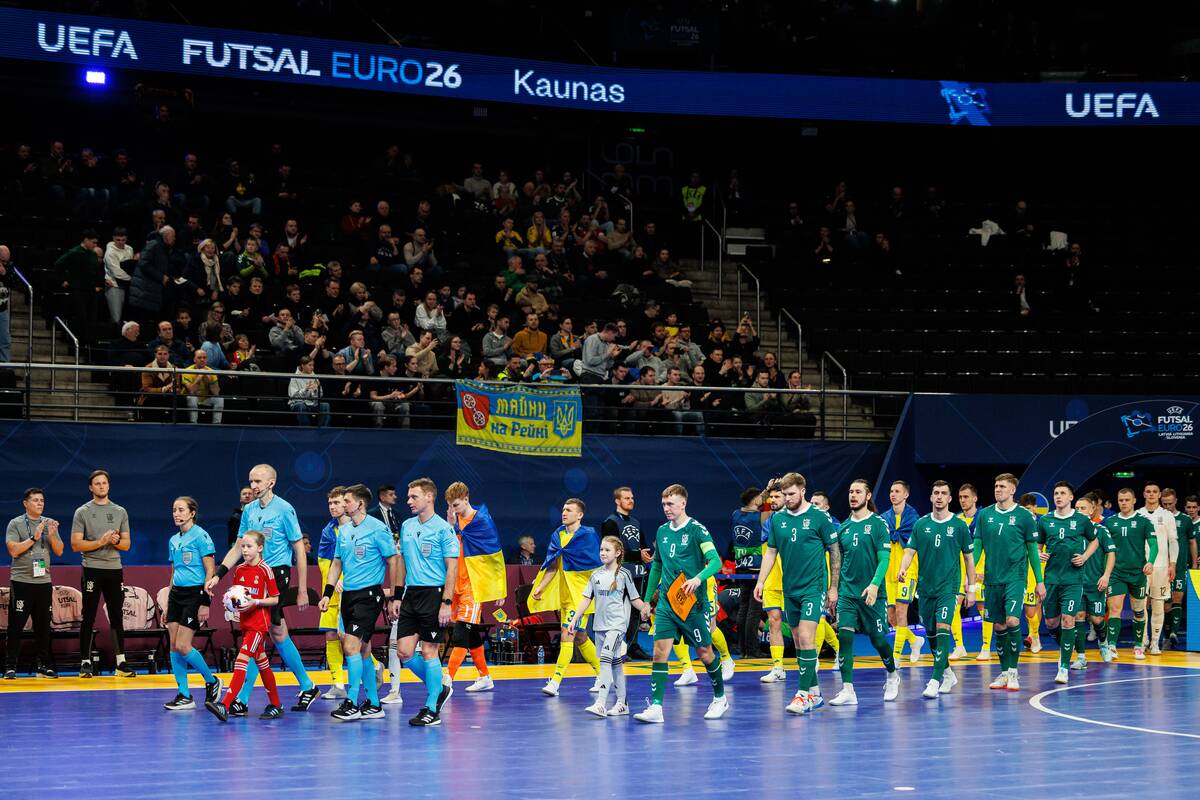 Europos salės futbolo čempionatas: Lietuva – Ukraina