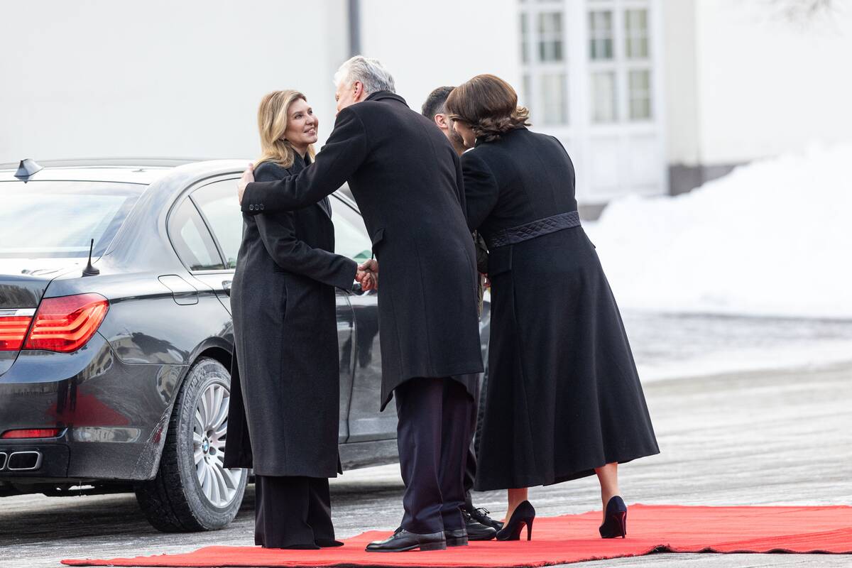 Į Prezidentūrą atvyko Ukrainos prezidentas ir pirmoji šalies ponia
