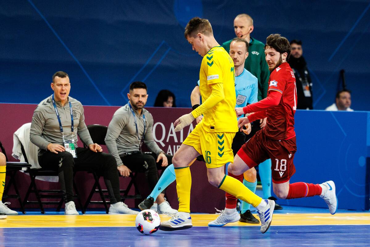 Europos salės futbolo čempionatas: Lietuva – Armėnija 3:3