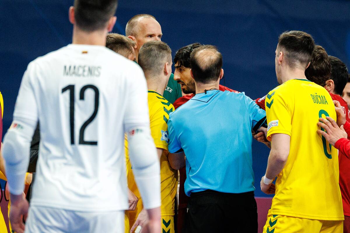 Europos salės futbolo čempionatas: Lietuva – Armėnija 3:3