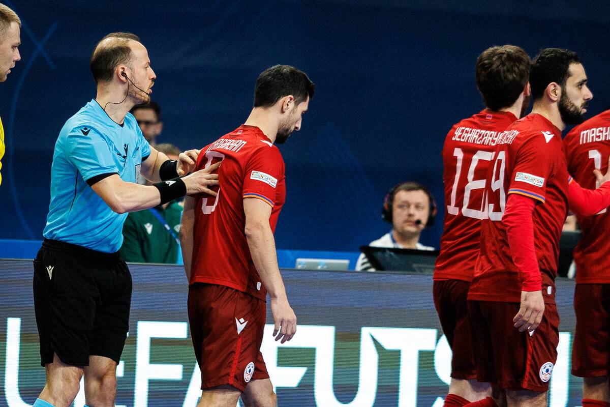 Europos salės futbolo čempionatas: Lietuva – Armėnija 3:3