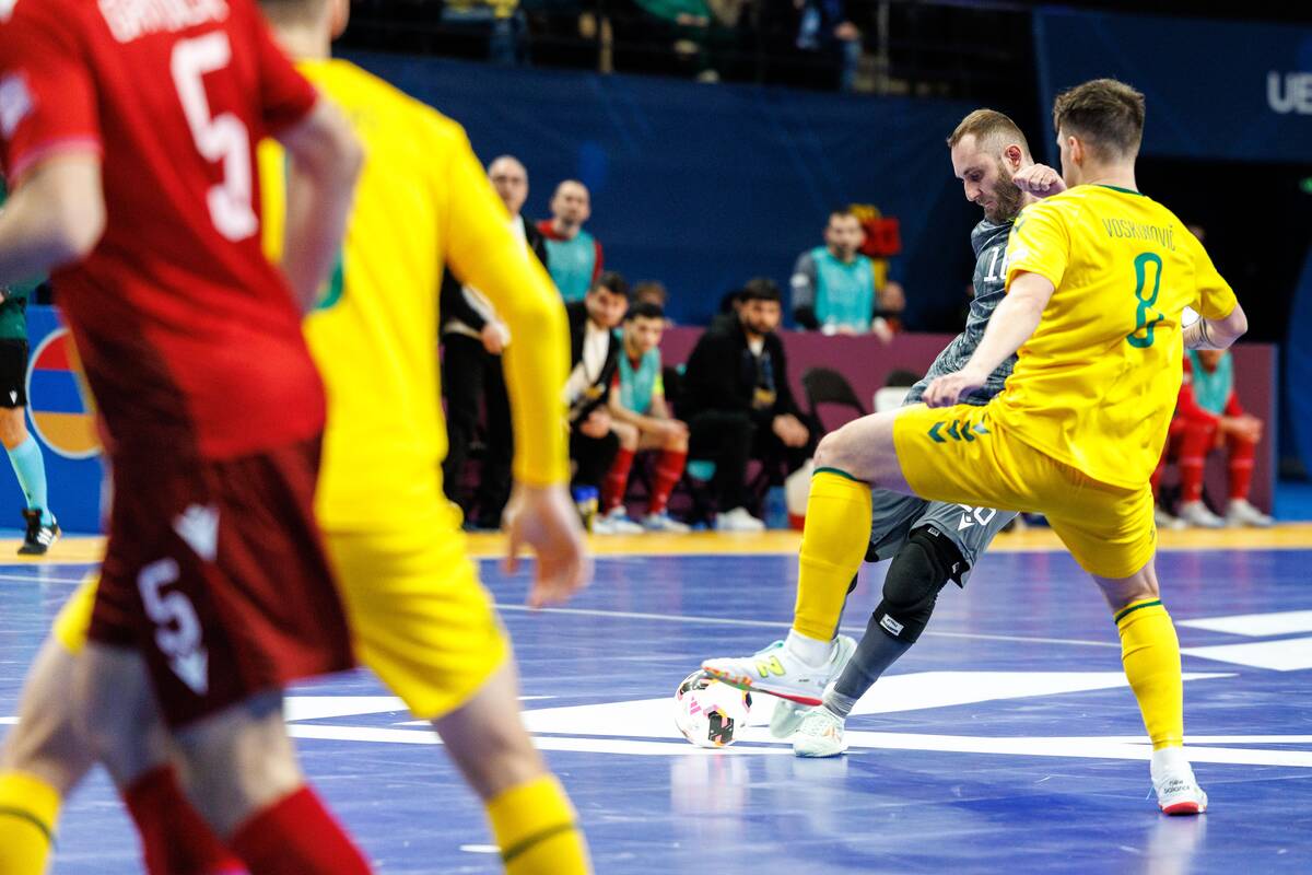 Europos salės futbolo čempionatas: Lietuva – Armėnija 3:3