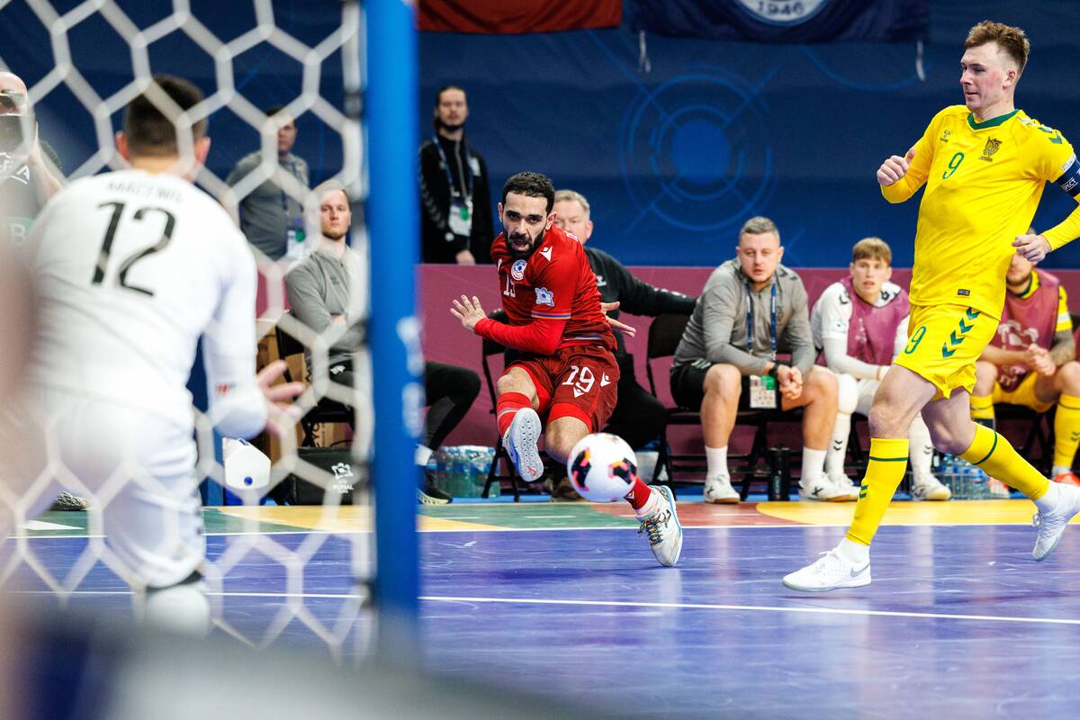 Europos salės futbolo čempionatas: Lietuva – Armėnija 3:3