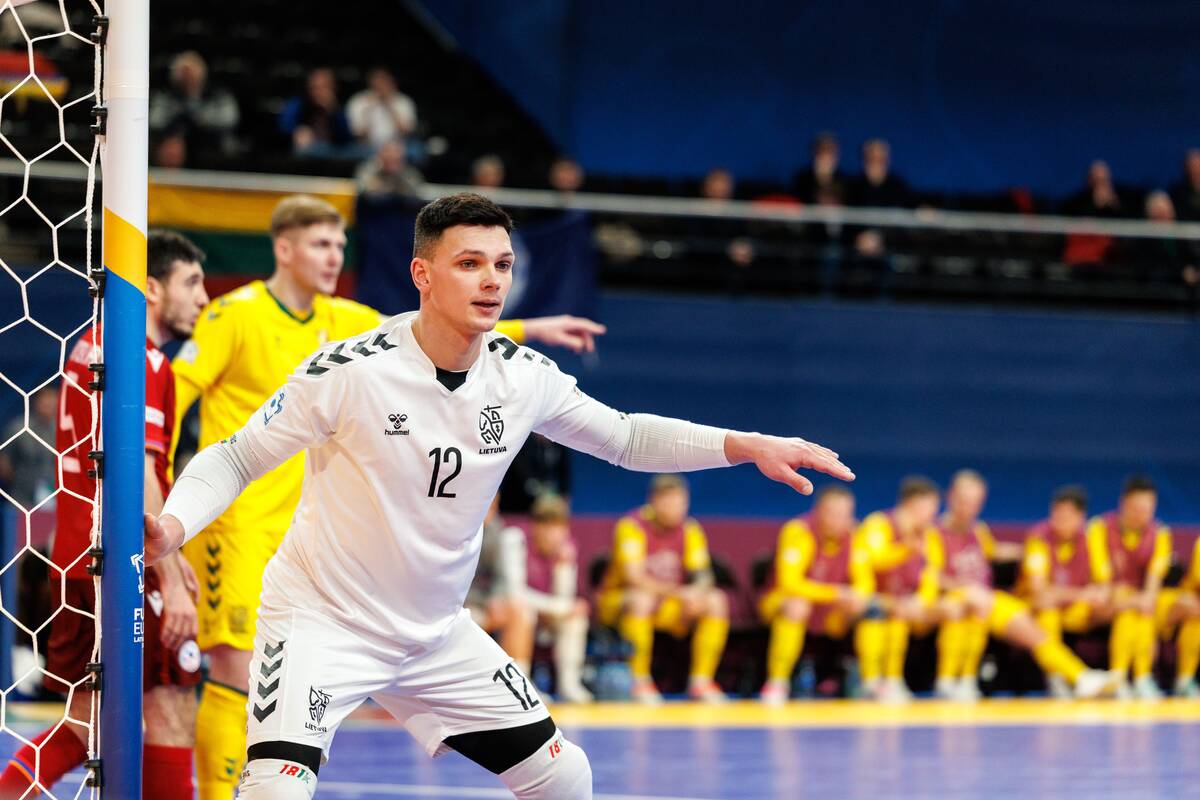 Europos salės futbolo čempionatas: Lietuva – Armėnija 3:3