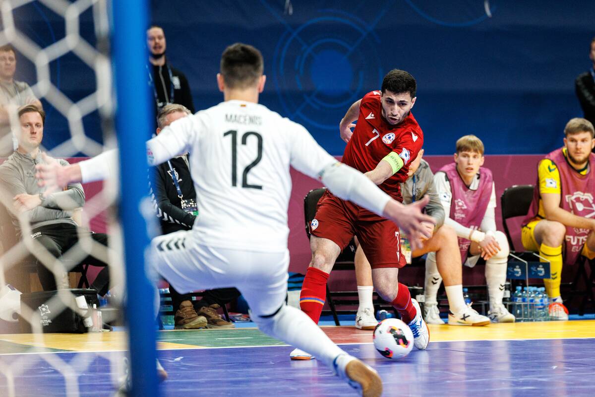 Europos salės futbolo čempionatas: Lietuva – Armėnija 3:3