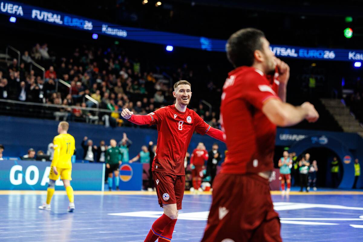 Europos salės futbolo čempionatas: Lietuva – Armėnija 3:3