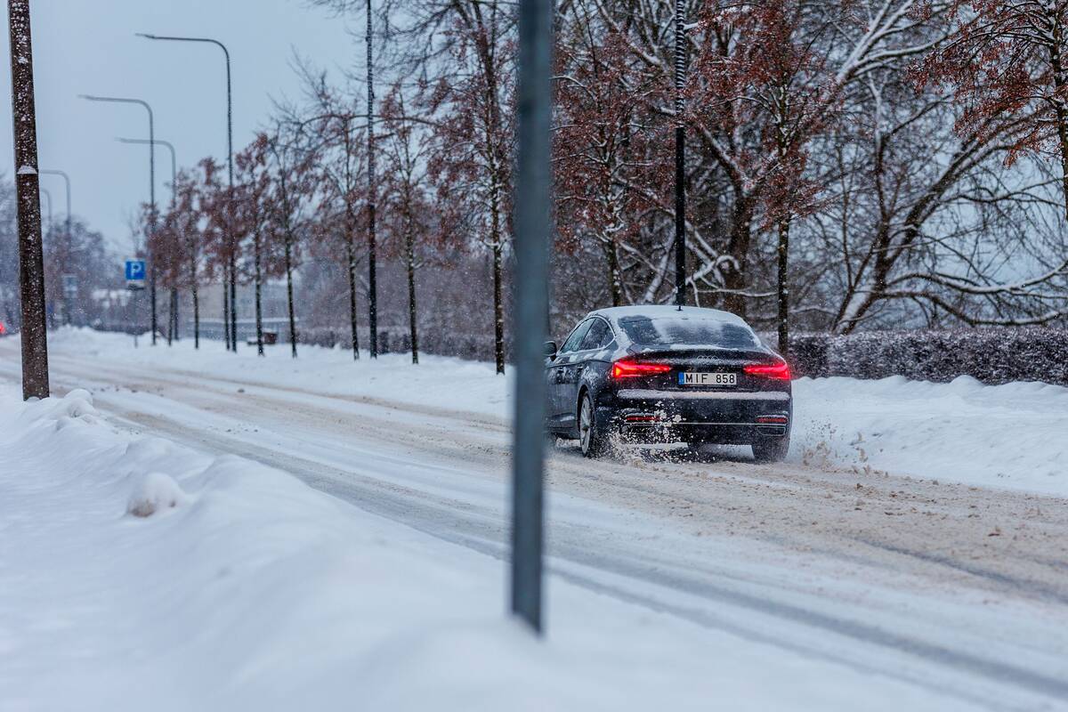 Po lijundros Lietuvą užklojo sniego sluoksnis