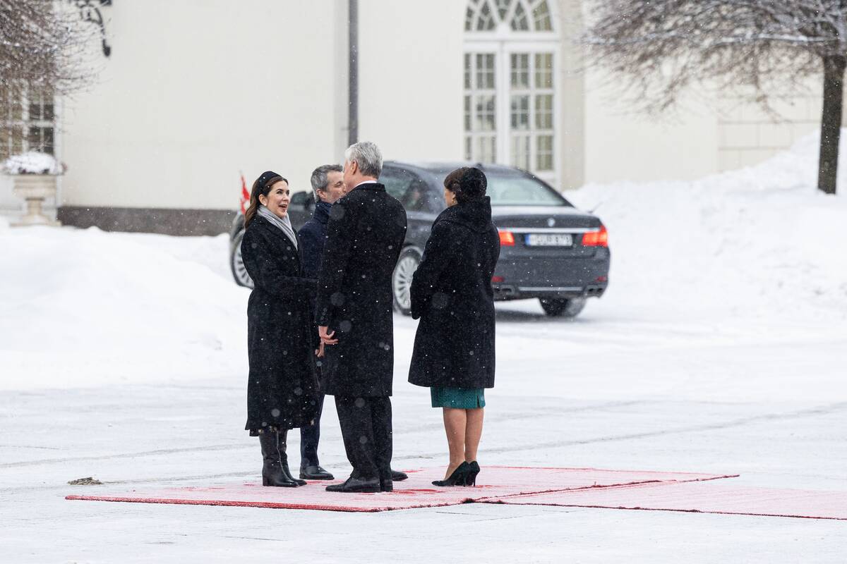 Danijos karaliaus ir karalienės oficiali pasitikimo ceremonija Prezidentūroje