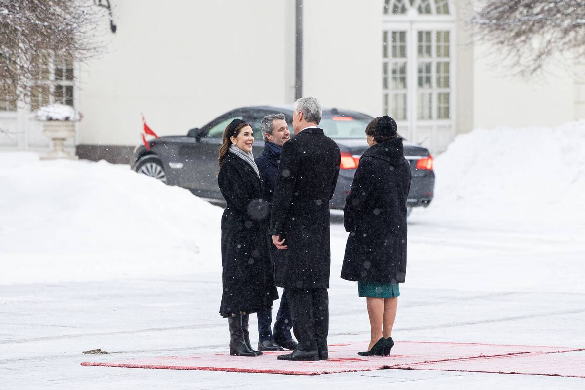 Danijos karaliaus ir karalienės oficiali pasitikimo ceremonija Prezidentūroje