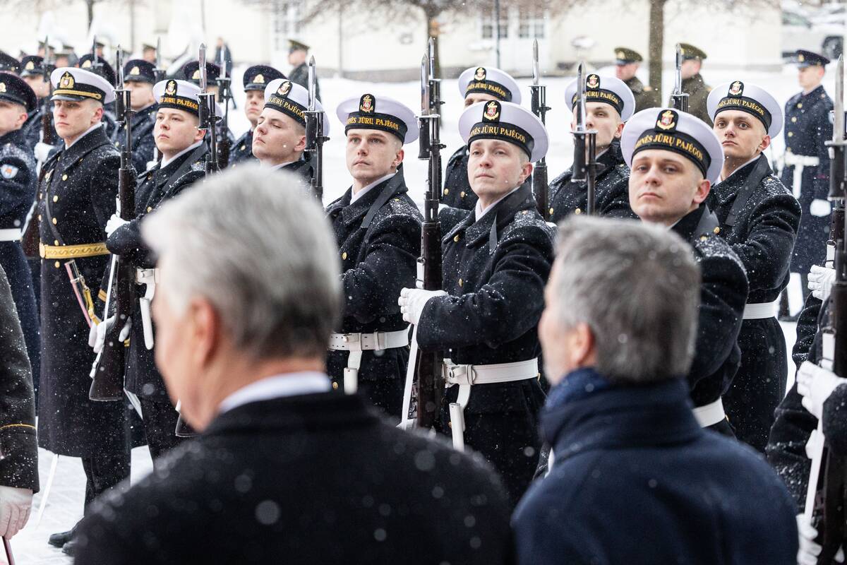 Danijos karaliaus ir karalienės oficiali pasitikimo ceremonija Prezidentūroje