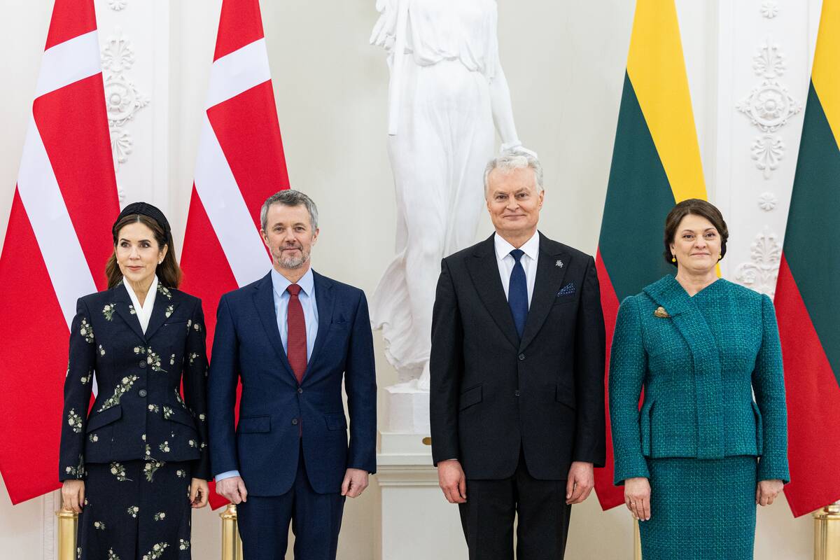 Danijos karaliaus ir karalienės oficiali pasitikimo ceremonija Prezidentūroje