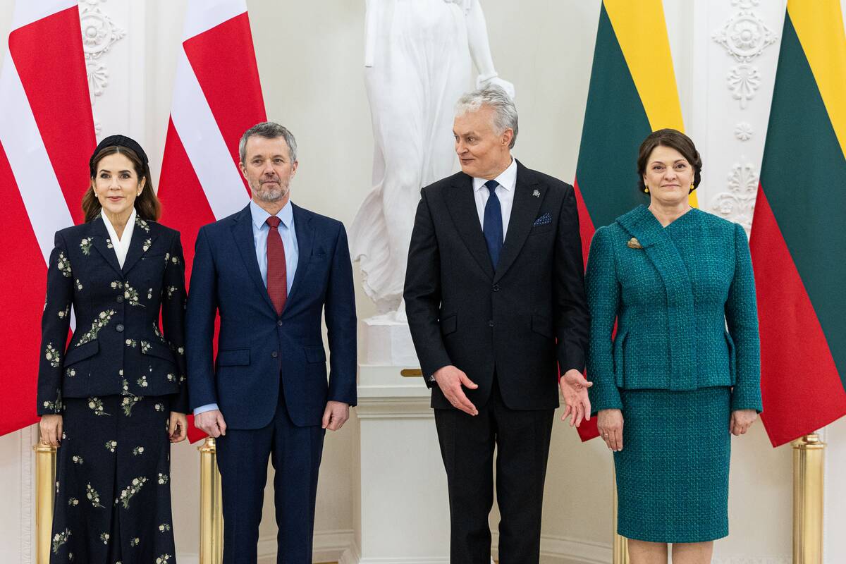 Danijos karaliaus ir karalienės oficiali pasitikimo ceremonija Prezidentūroje