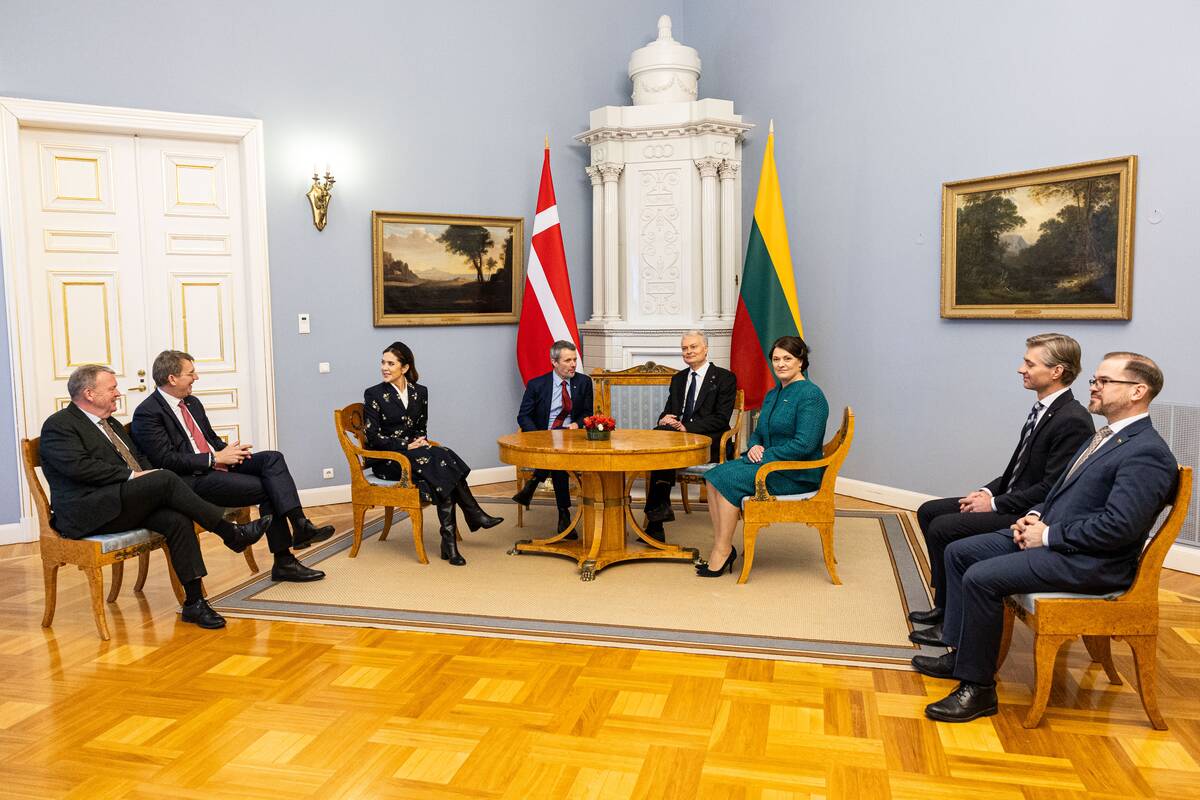 Danijos karaliaus ir karalienės oficiali pasitikimo ceremonija Prezidentūroje