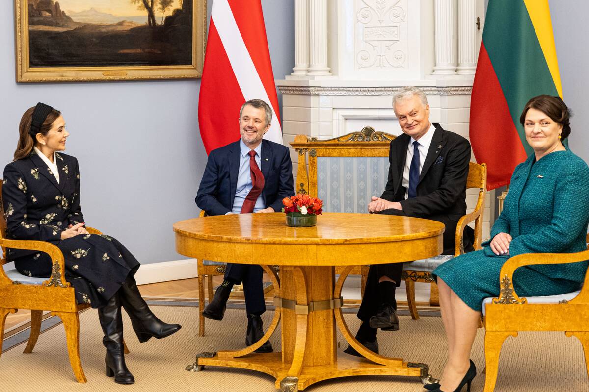 Danijos karaliaus ir karalienės oficiali pasitikimo ceremonija Prezidentūroje