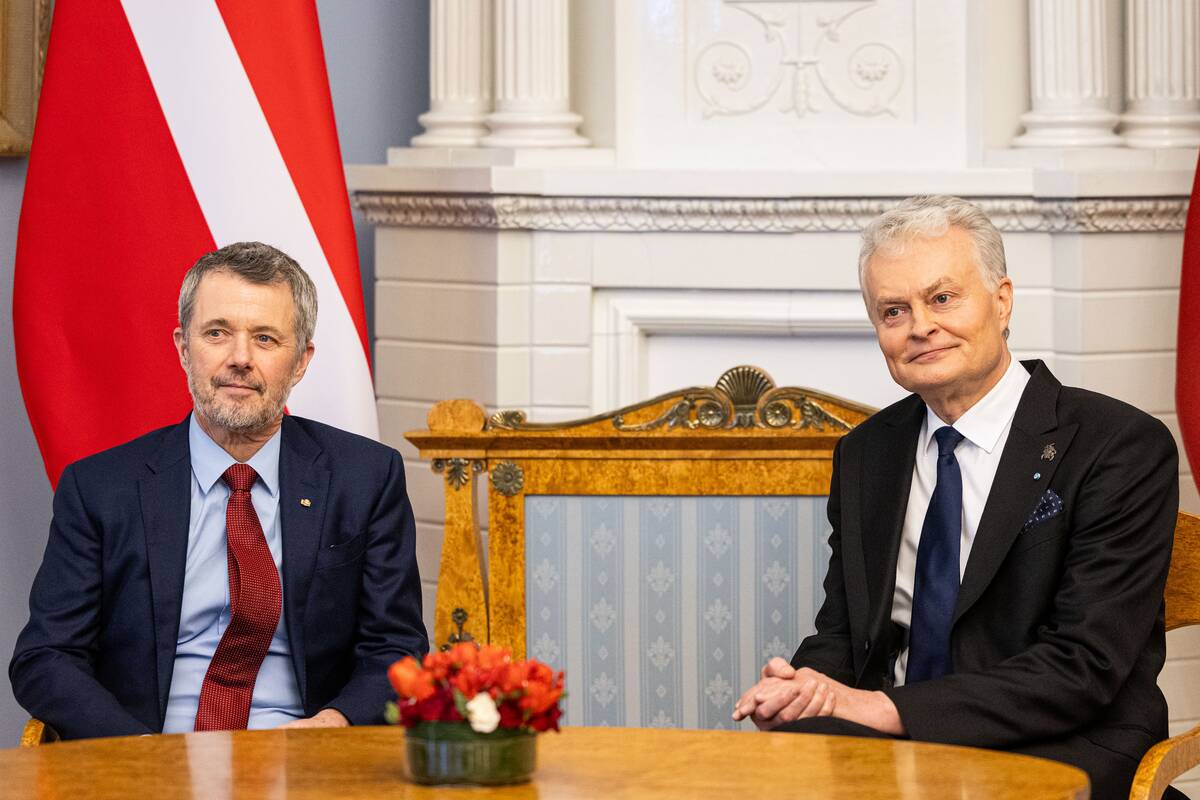 Danijos karaliaus ir karalienės oficiali pasitikimo ceremonija Prezidentūroje