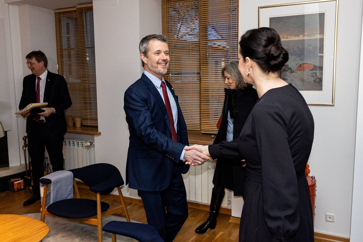 Danijos Karalius Frederikas X susitiko su Inga Ruginiene