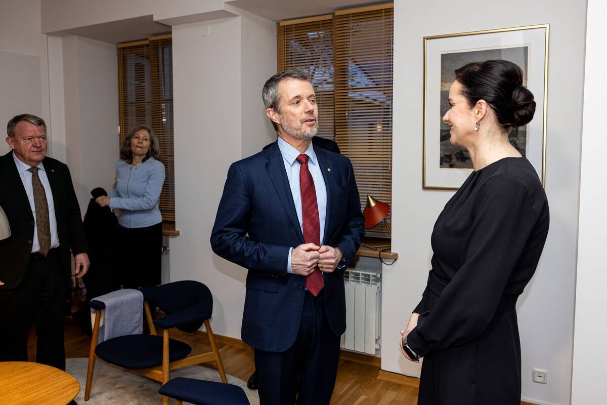Danijos Karalius Frederikas X susitiko su Inga Ruginiene