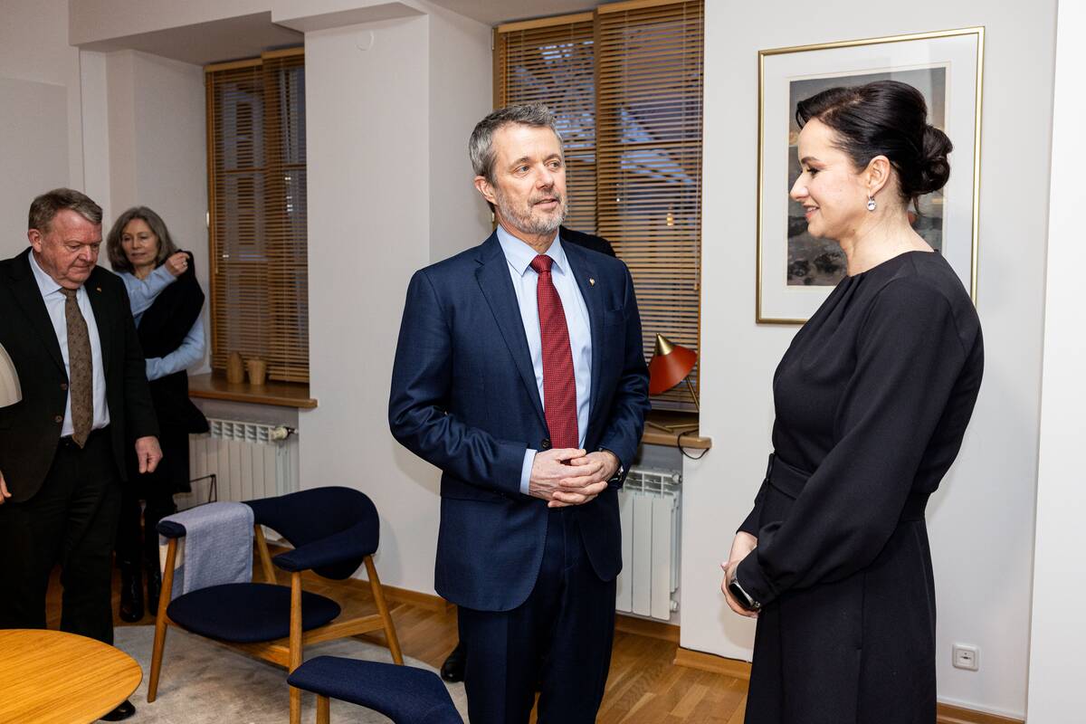 Danijos Karalius Frederikas X susitiko su Inga Ruginiene