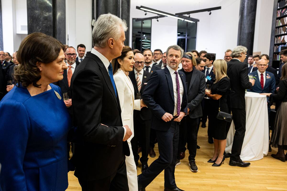 Danijos karališkosios poros priėmimas Nacionalinėje Martyno Mažvydo bibliotekoje