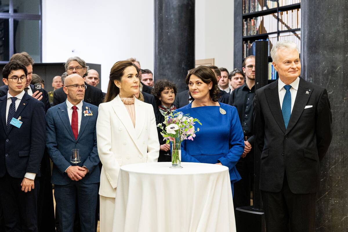 Danijos karališkosios poros priėmimas Nacionalinėje Martyno Mažvydo bibliotekoje
