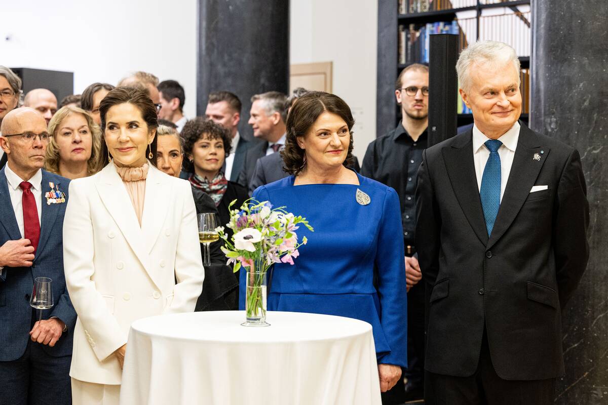 Danijos karališkosios poros priėmimas Nacionalinėje Martyno Mažvydo bibliotekoje