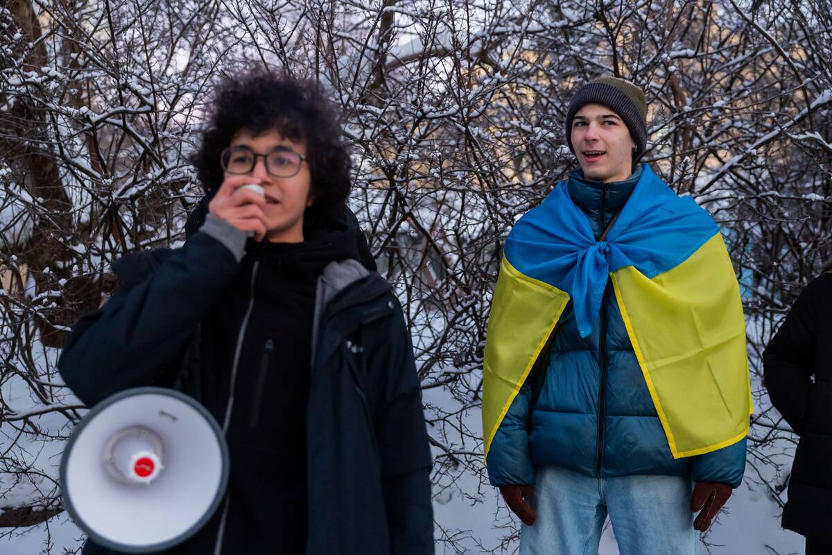 Prie JAV ambasados – protestas prieš Trumpo užsienio politiką Grenlandijos atžvilgiu