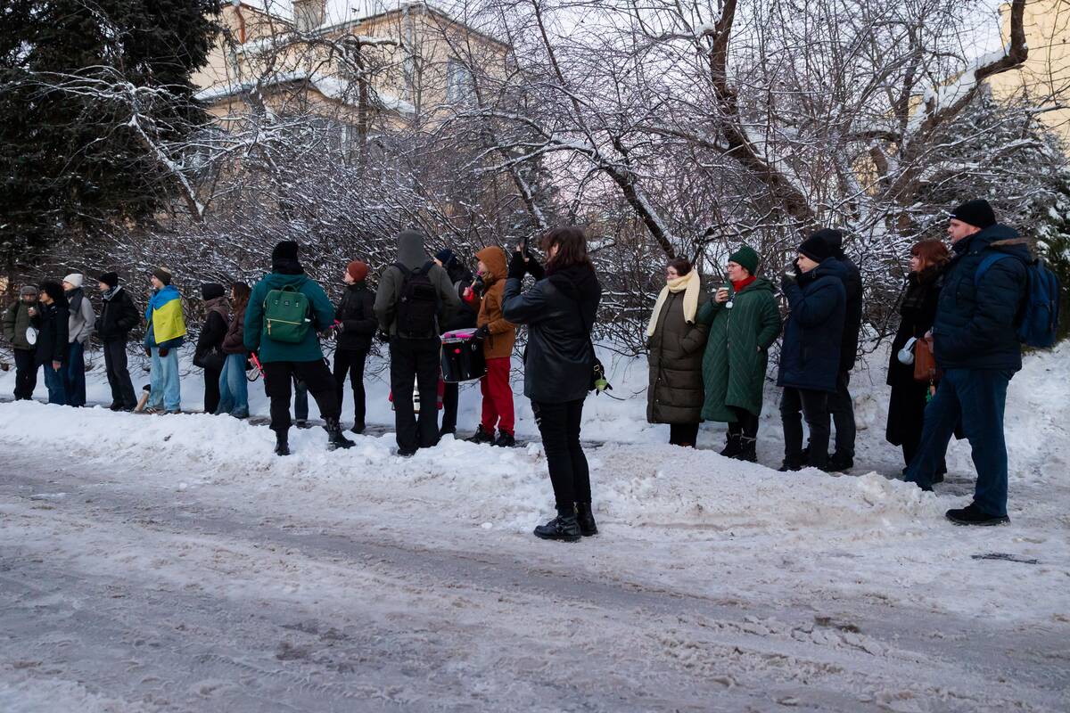 Prie JAV ambasados – protestas prieš Trumpo užsienio politiką Grenlandijos atžvilgiu