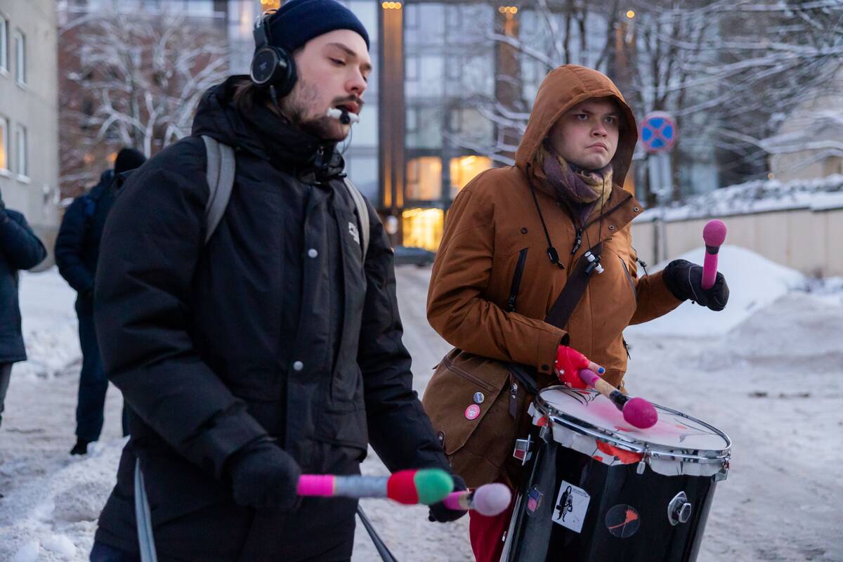 Prie JAV ambasados – protestas prieš Trumpo užsienio politiką Grenlandijos atžvilgiu