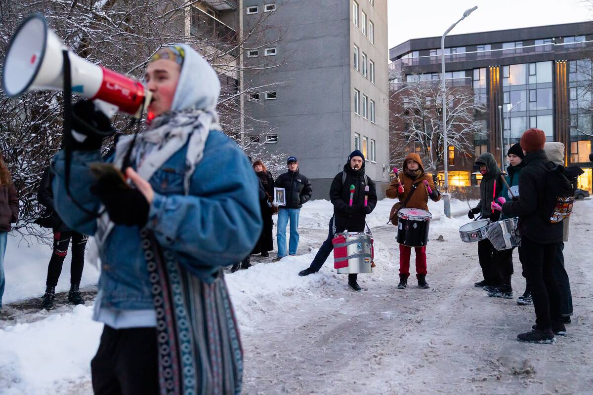 Prie JAV ambasados – protestas prieš Trumpo užsienio politiką Grenlandijos atžvilgiu