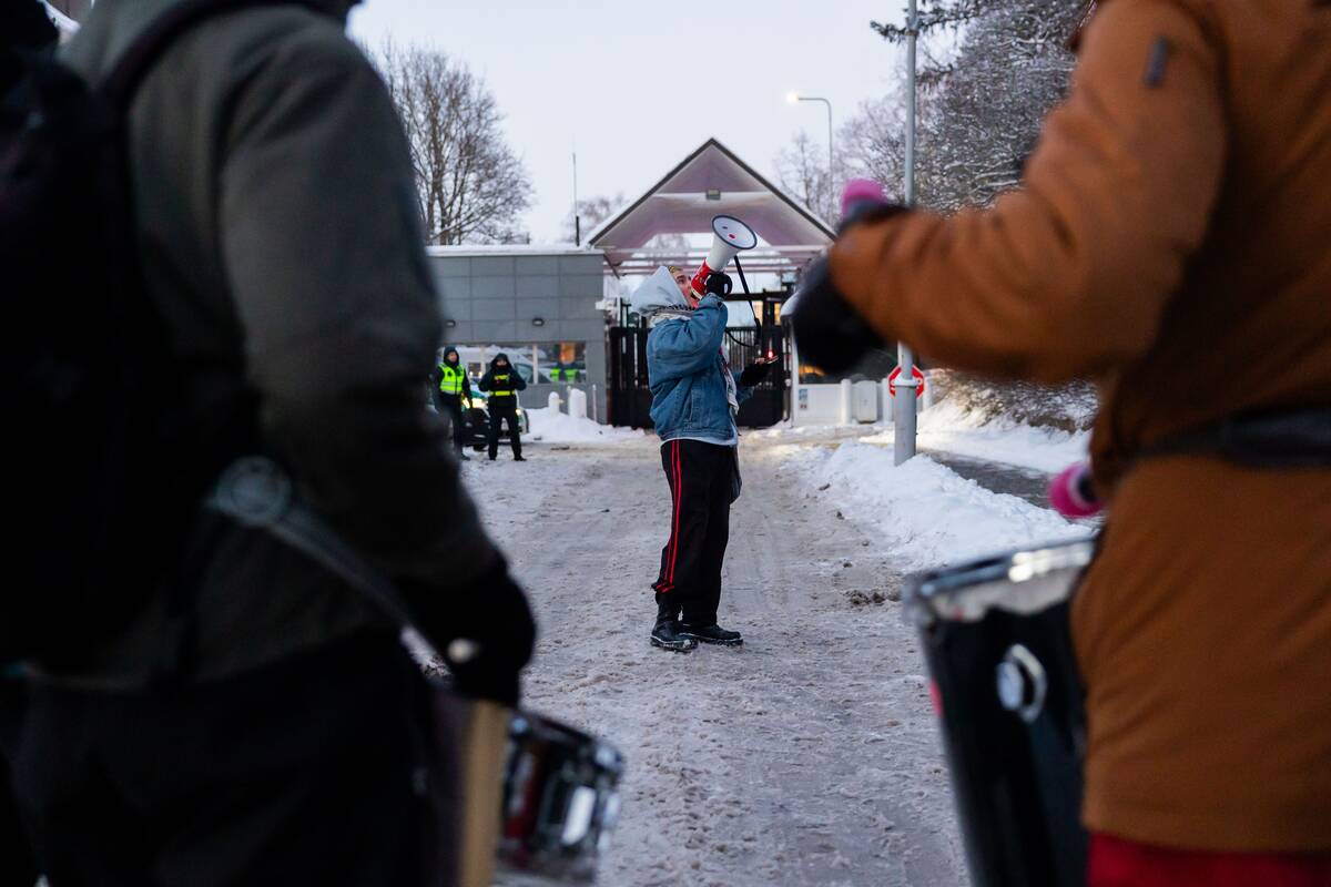 Prie JAV ambasados – protestas prieš Trumpo užsienio politiką Grenlandijos atžvilgiu