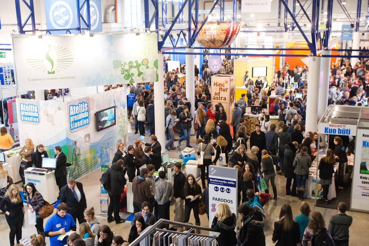 Vilniuje prasideda mugė „Studijos ir karjera Lietuvoje 2026“
