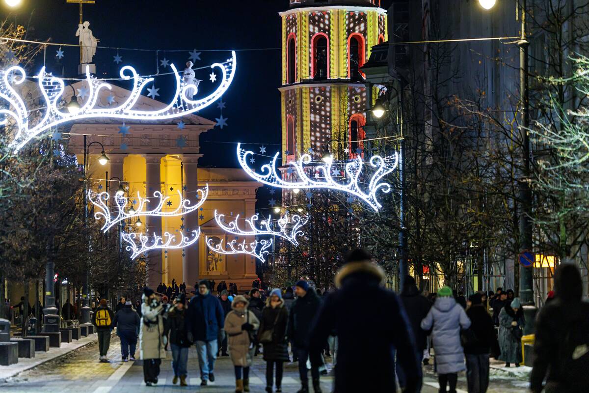2026-ųjų metų sutikimas sostinės Katedros aikštėje