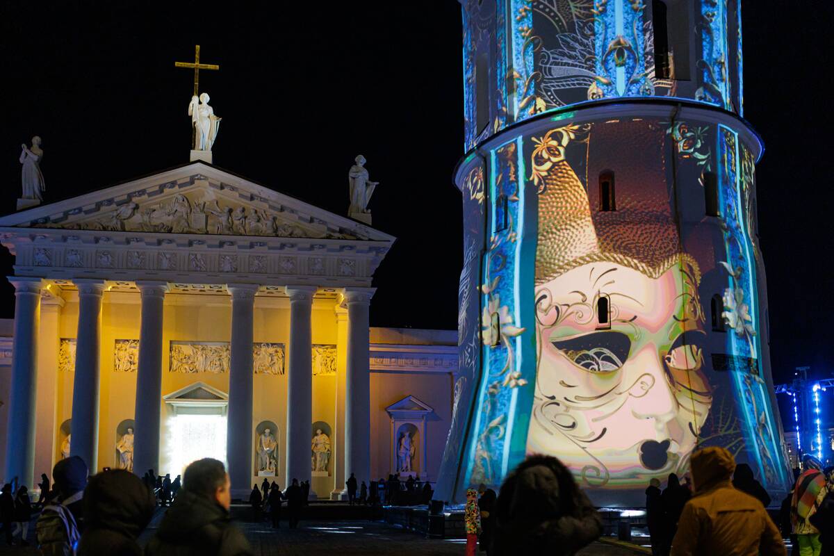 2026-ųjų metų sutikimas sostinės Katedros aikštėje